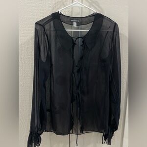 Urban outfitters sheer blouse